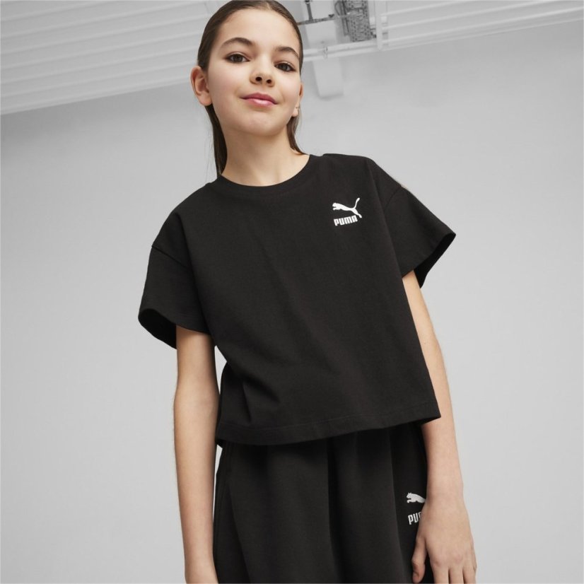 Puma Better Classics Tee G T-Shirt Girls Puma Black