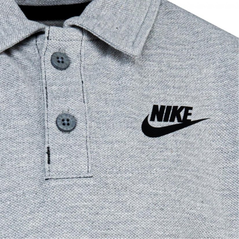 Nike Polo Shirt Babies Grey