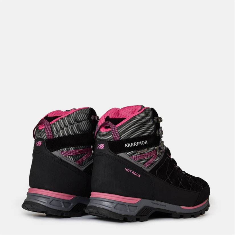 Karrimor Hot Rock Waterproof Walking Boots Womens Black/Pink