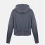 Firetrap Women's Washed ZT Cotton Long Sleeve Zip Hoodie Grey