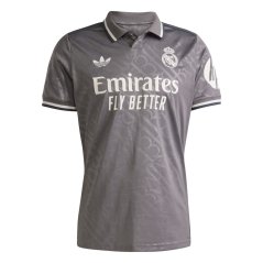 adidas Real Madrid Third Kit 2024 2025 Mens CHACOA/CHACOA