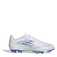 adidas F50 Club Firm Ground Football Boots White/Silver