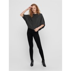 Only Women's Crew Neck Jumper DGry Melange