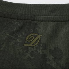 Diem Mens Angler Fishing T-Shirt Camo Dark