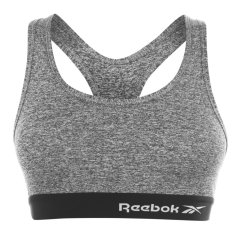 Reebok 2 Pack Crop Top Ladies Grey Marl