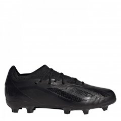 adidas X Crazyfast.1 Firm Ground Football Boots Child Black/Black