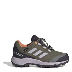 adidas Terrex GORE-TEX Hiking Shoes Olive Strata