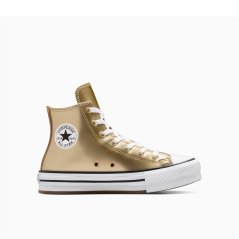 Converse Women's Chuck Taylor All Star Eva Platform Trainers 752-Metallic