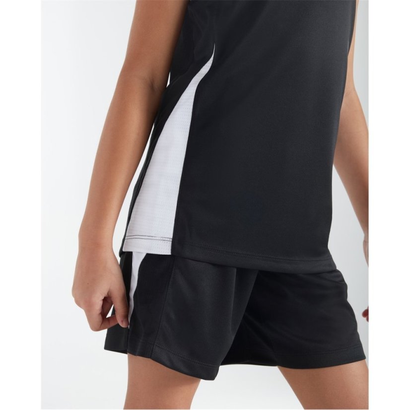 Nike Unisex Kids' Basketball Shorts Black/White