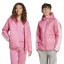 adidas Unisex Kids Essentials 3S Hooded Long Sleeve Puffer Jacket Pink/White