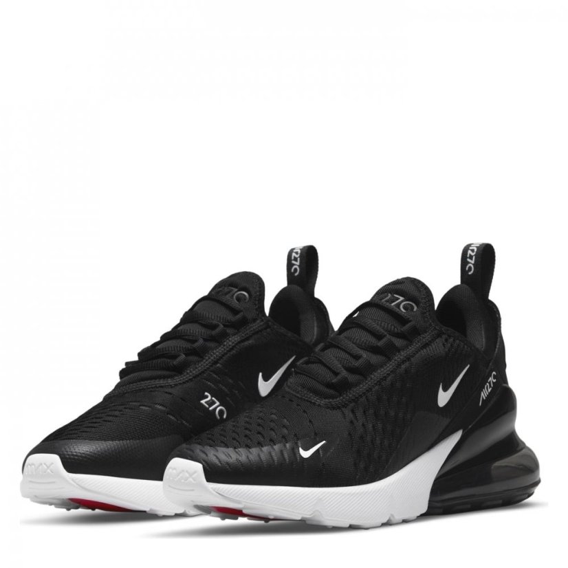 Nike Air Max 270 React Junior Trainers Black/White