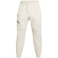 Under Armour Men's Unstoppable Closed Hem Fleece Joggers White