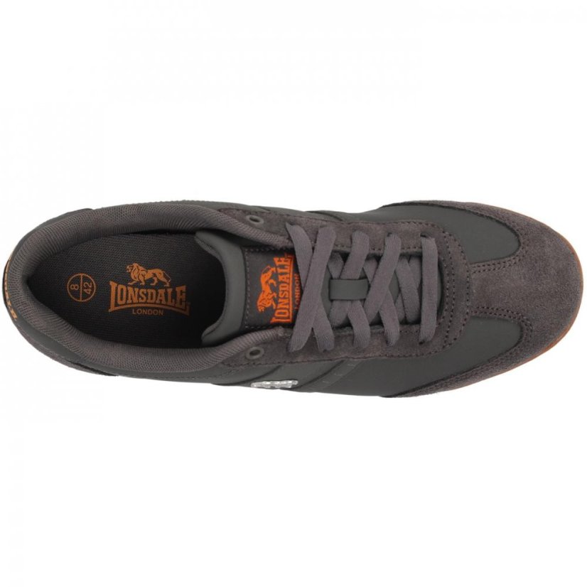 Lonsdale Lambo Trainers Mens Grey