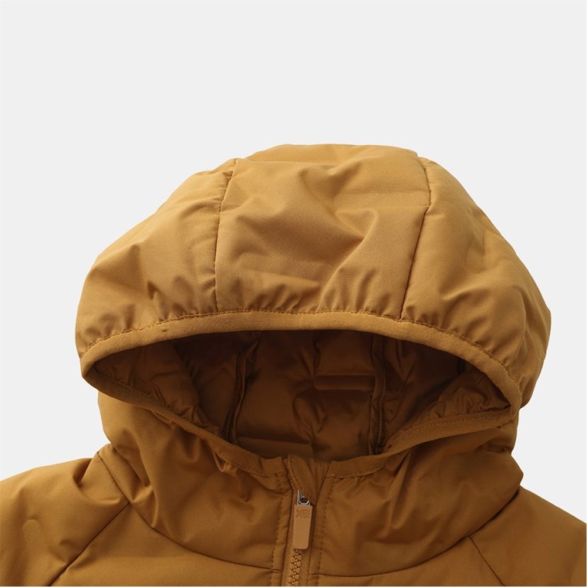 Karrimor Kids' Heat-Sealed Waterproof Wind-Resistant Long Sleeve Insulated Puffer Jacket Brown