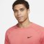 Nike Dri-FIT Ready Men's Short-Sleeve Fitness Top Red/Black