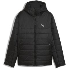 Puma Men's Essentials Insulated warmCELL Water Repellent Hooded Padded Puffer Jacket Puma Black