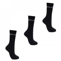 Everlast 3 Pack Crew Socks Mens Black