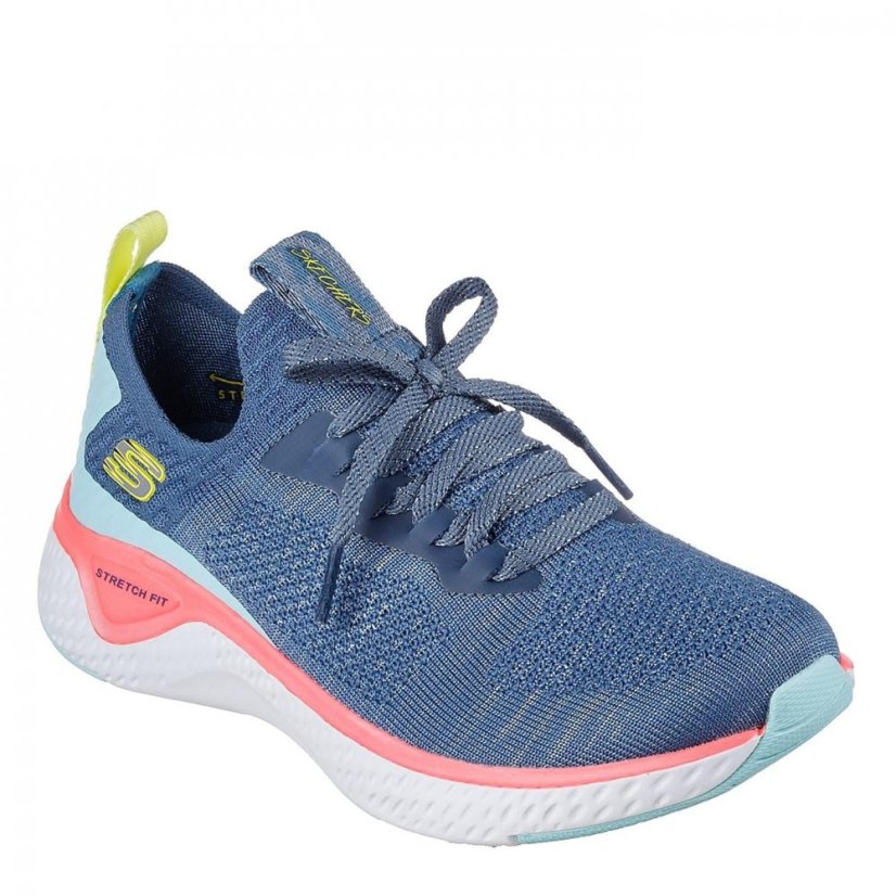 Skechers Solar Fuse Trainers Ladies Slate