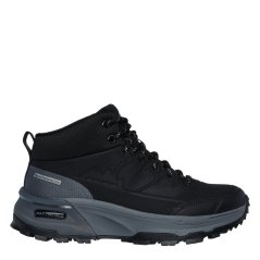 Skechers Womens Waterproof Hiking Boots Black/Charcoal