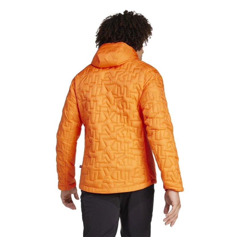 adidas Men's Terrex Xperior Rain.RDY Long Sleeve Waterproof Jacket Orange