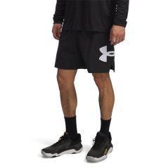 Under Armour Men's Woven Basketball Shorts Black