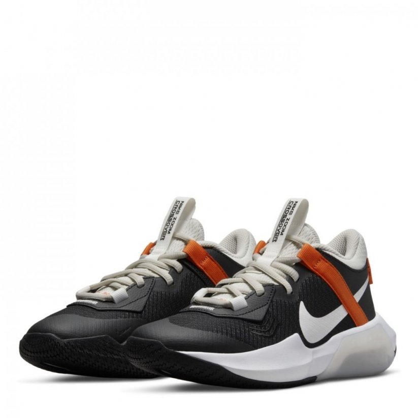 Nike Air Zoom Crossover Big Kids' basketbalová obuv Black/Summit Wh
