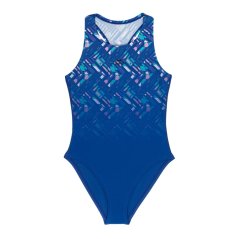 Slazenger Sports Back 1 Piece Swimsuit Juniors Purple/Pink