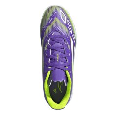 adidas F50 Club Childrens Indoor Football Boots Purple/White