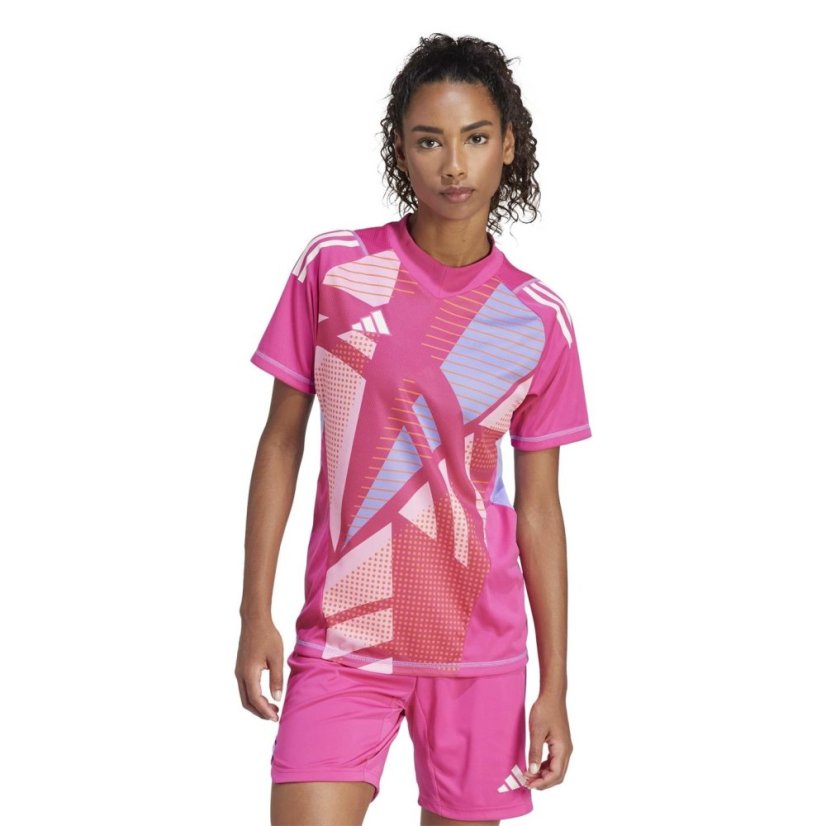 adidas Tiro 24 Pro Short Sleeve Goalkeeper Jersey Real Magenta