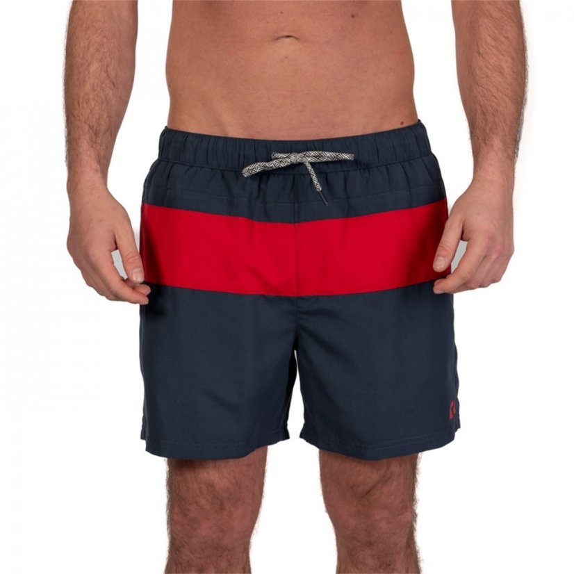 Ript Swim Shorts Mens Navy/Red