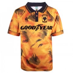 Score Draw Wolverhampton Wanderers Home Shirt 1992/1993 Adults Orange