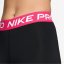 Nike Pro Women's Mid-Rise Mesh-Panelled Leggings Black/Rush Pink