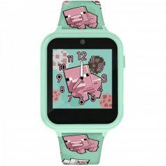 Character Childrens Character Minecraft Bluetooth Smartwatch Turquoise and Black