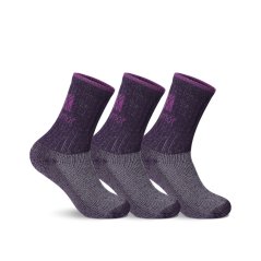 Karrimor Heavyweight Boot Sock 3 Pack Womens Purple