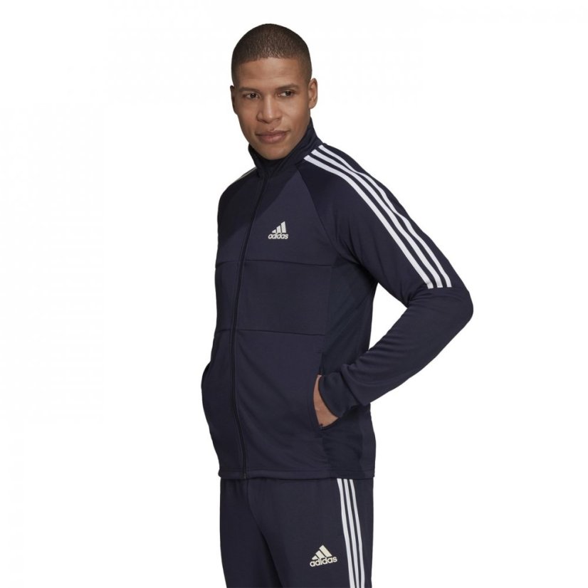 adidas Sereno Track Jacket Mens Navy/White