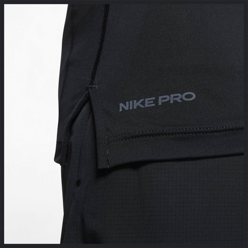 Nike Pro Core Long Sleeve T Shirt Mens Black