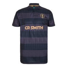 Team Men's Celtic Gold Licensed Retro Football Shirt Black/Gold