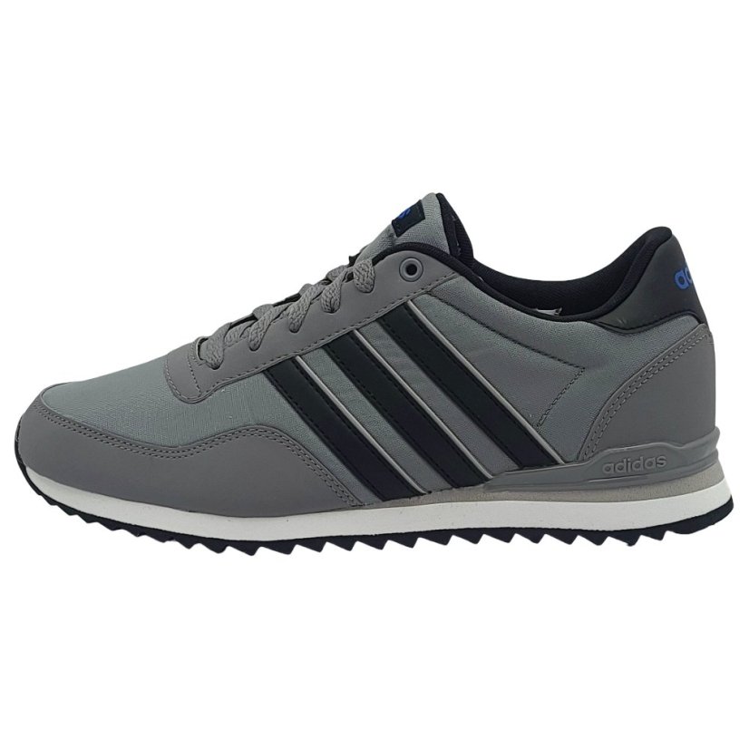 adidas Jogger Classic Nylon Mens Trainers Grey/Blk/Wht