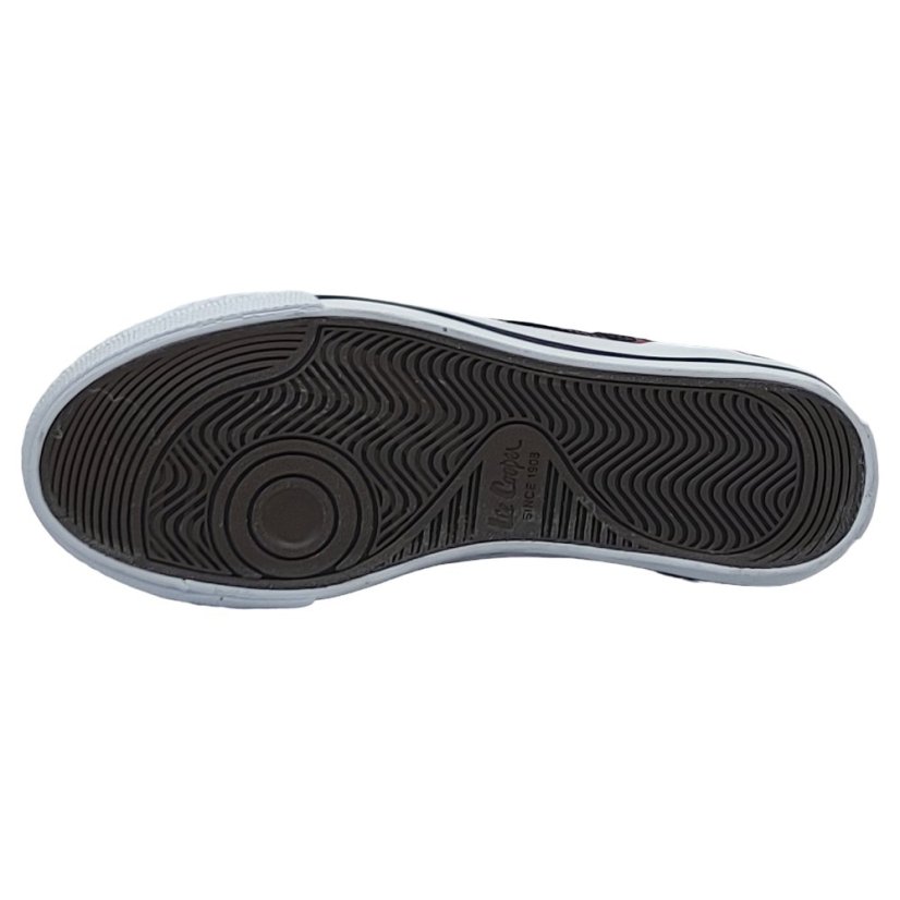 Lee Cooper Denim Junior Canvas Trainers Black