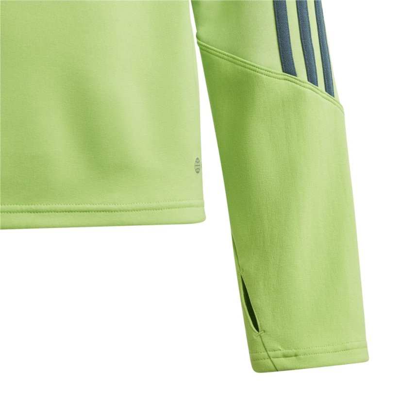 adidas Tiro 23 Club Winterized Top Juniors Lime/Arctic