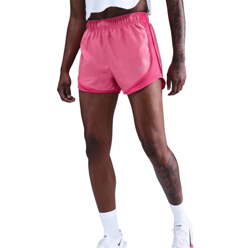 Nike Tempo Women's Dri-FIT Mid-Rise Brief-Lined Running Shorts Rush Pink