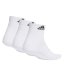 adidas 3 Pack Ankle Socks Unisex Juniors White