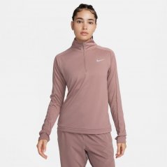 Nike Pacer Women's Long-Sleeve 1/2-Zip Running Top Smokey Mauve