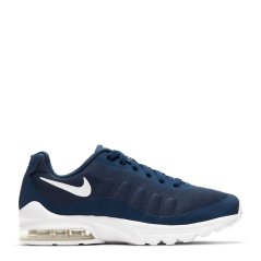 Nike Air Max Invigor Print Big Kids Shoe Navy/White