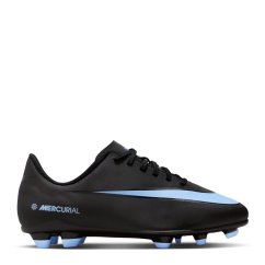 Nike Mercurial Vapor 16 Club Juniors Firm Ground Football Boots Black/Blue