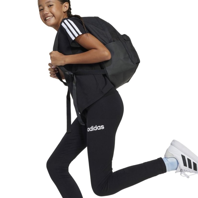 adidas Essentials Linear Tights Junior Girls Black/White
