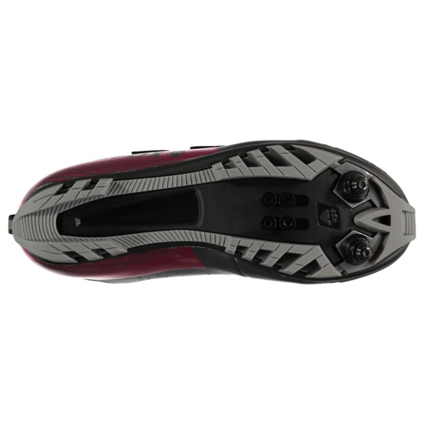 Muddyfox MTB100 Ladies Cycling Shoes Grey/Berry