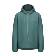 Karrimor Men's Water Resistant Hooded Long Sleeve Performance Running Jacket Green Spruce