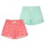Reebok Kids' Jersey Jogger Shorts Strawberry