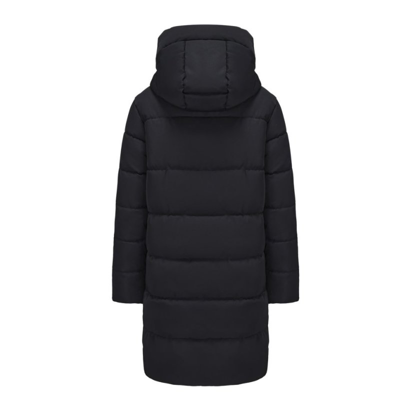 Gelert Kids' Ottawa Hooded Long Padded Slim Fit Parka Black